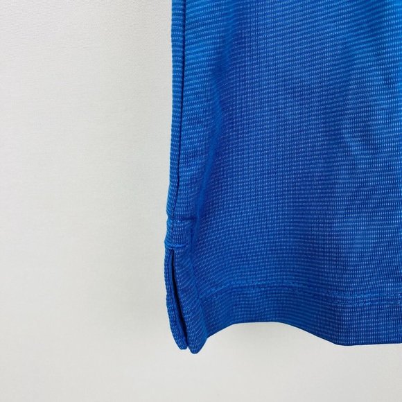 Cutter & Buck CB Dry Tec Womens Medium M Blue Polo Shirt Shell Rotella New - Picture 5 of 12